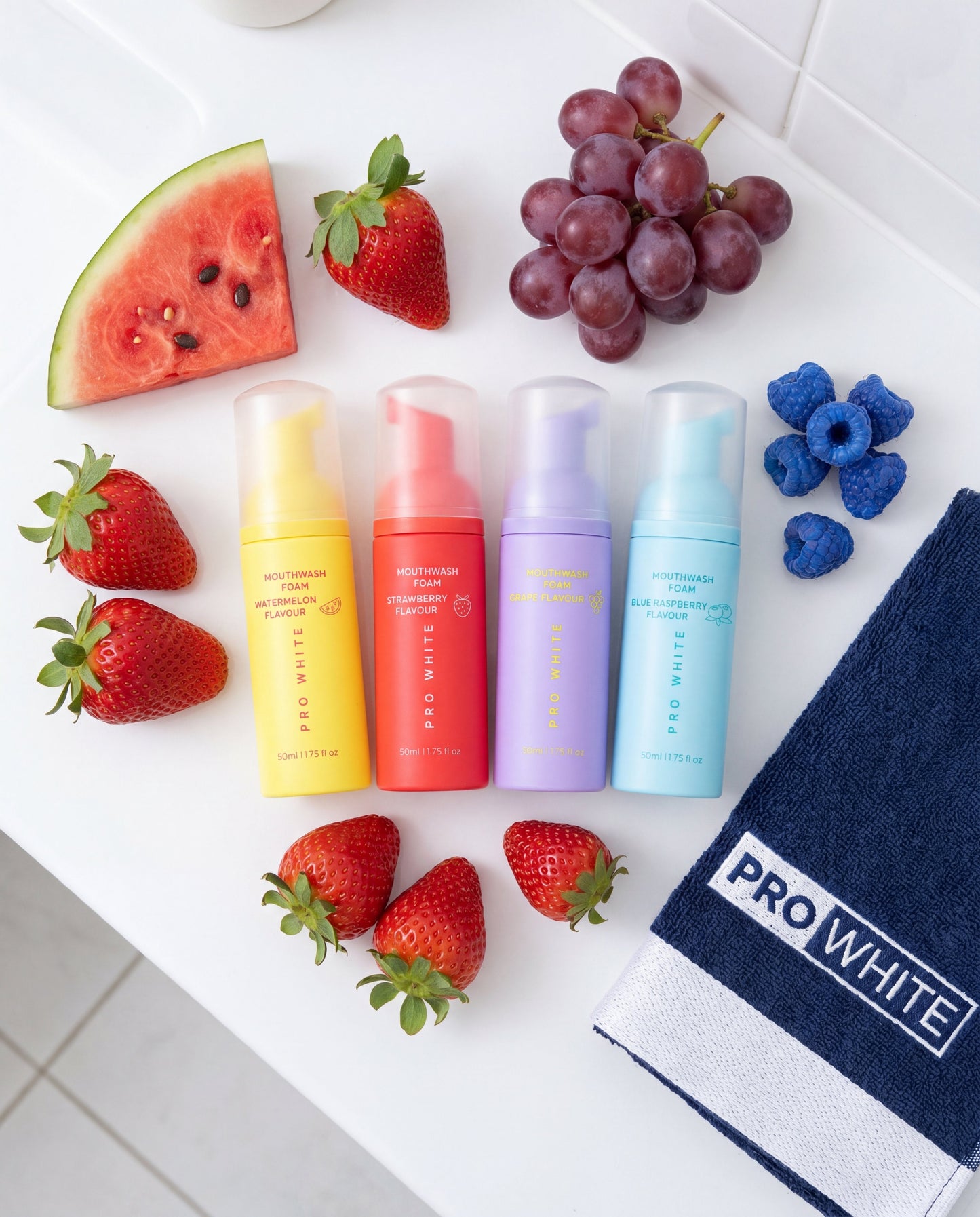 Flavoured Mouthwash Foam
