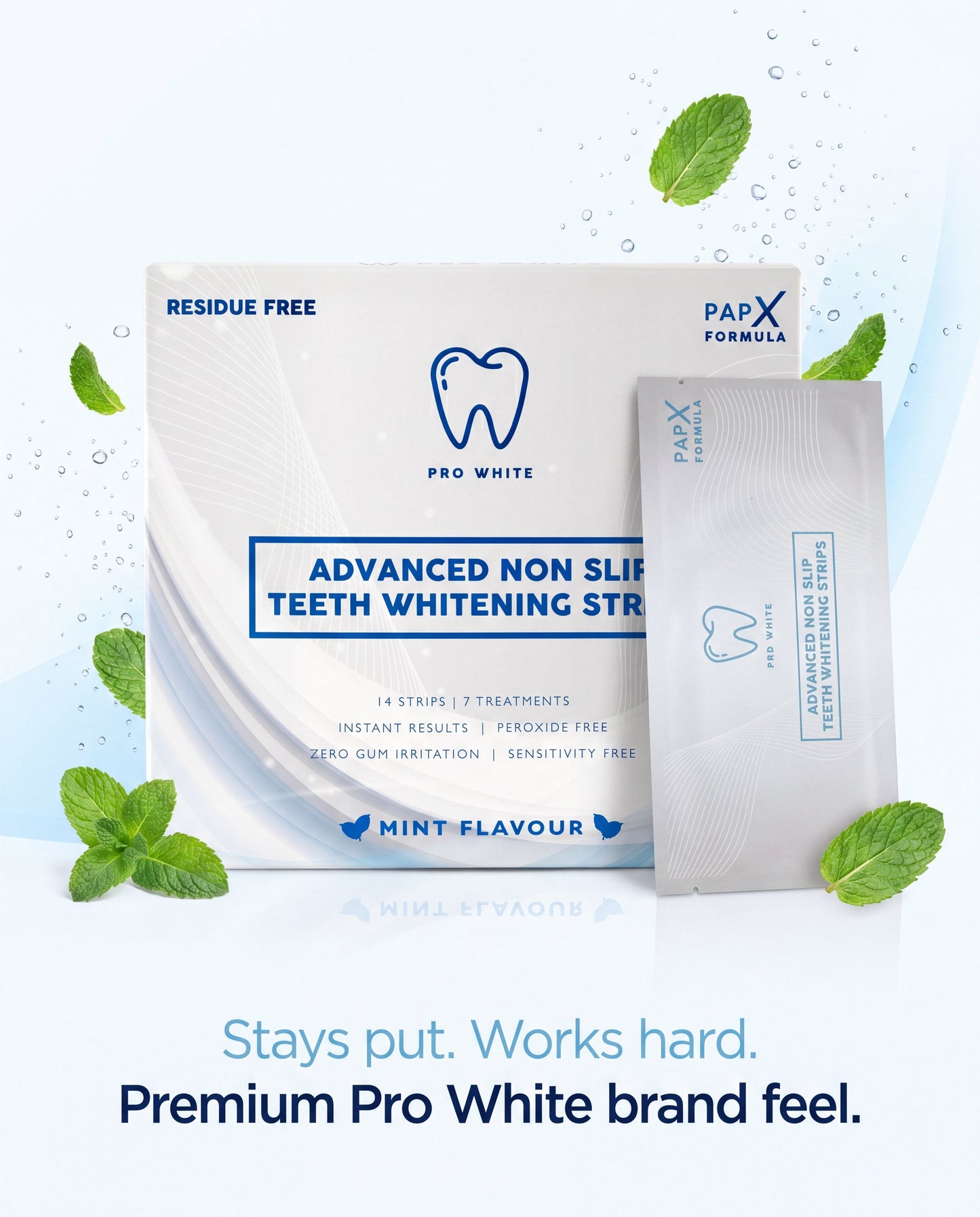 PAP-X™ Advanced Non-Slip Teeth Whitening Strips