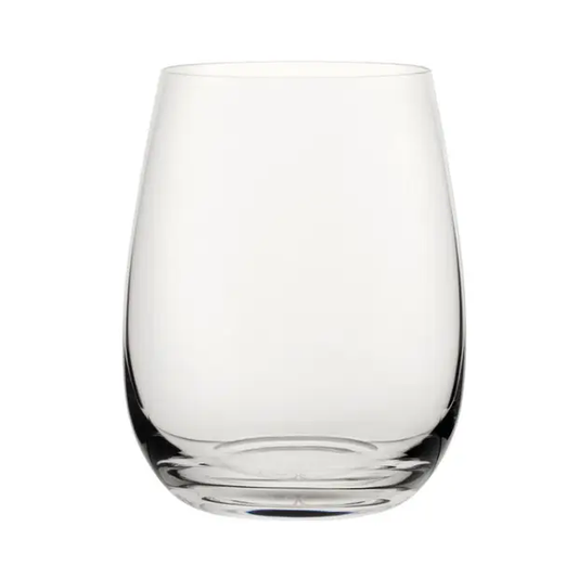 Amber Glass Whisky Tumblers - 350ml - Set of 6