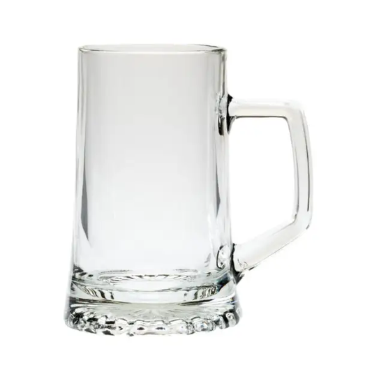 Large Glass Stern Tankard - 510ml