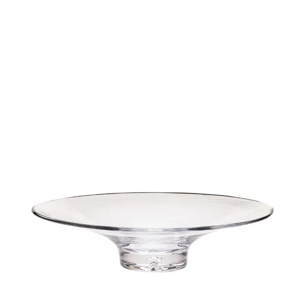 Handmade Bubble Base Shallow Bowl