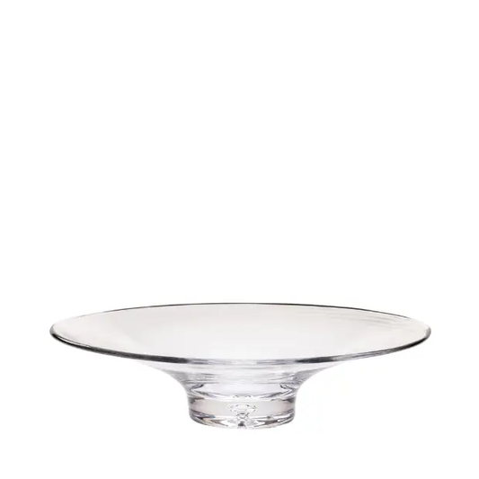 Handmade Bubble Base Shallow Bowl