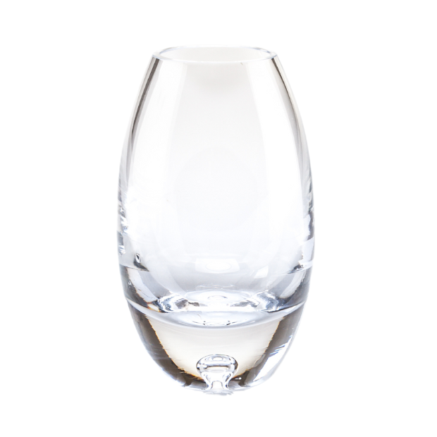 Bubble Based Barrel Vase - 15cm