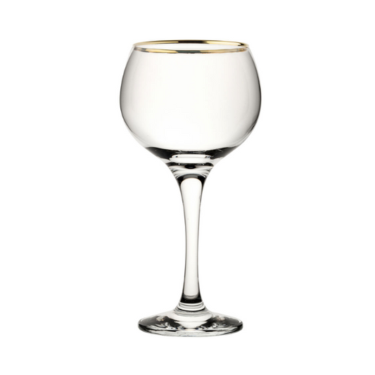 Ambassador Gold Rimmed Gin Glass - 560ml