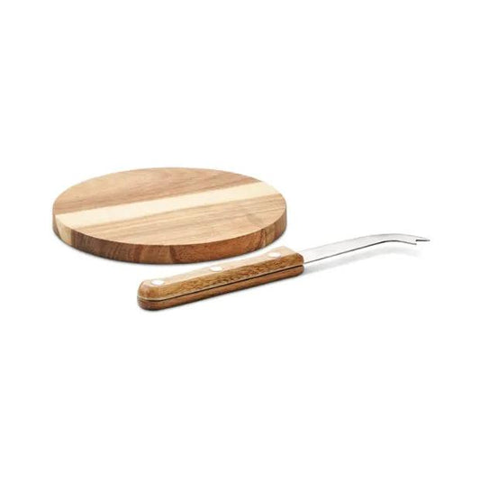 Acacia Cheese Set - Knife and Board