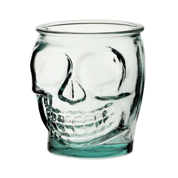 Skull Recycled Glass Jar - 470ml