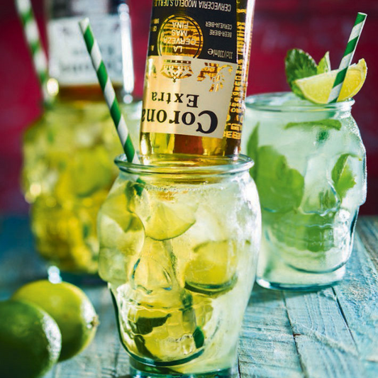 Skull Recycled Glass Jar - 470ml