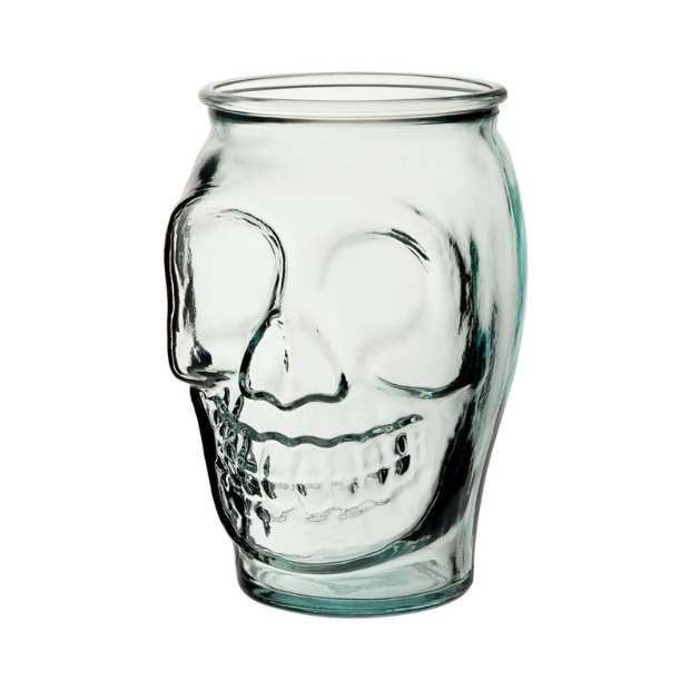 Recycled Skull Glass Tumbler - 520ml