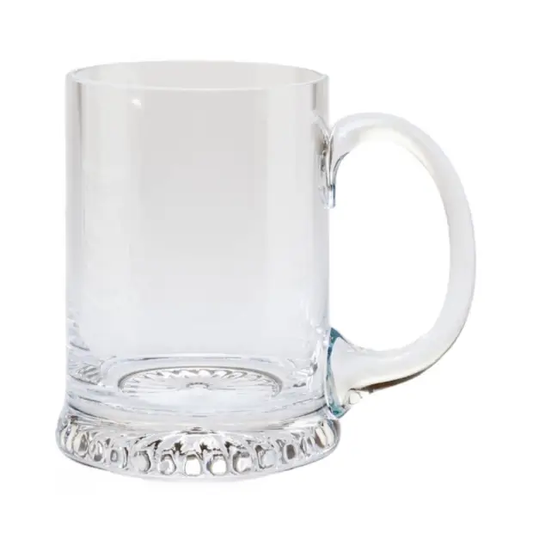 Krosno Handmade Star Based Glass Tankard - 450ml