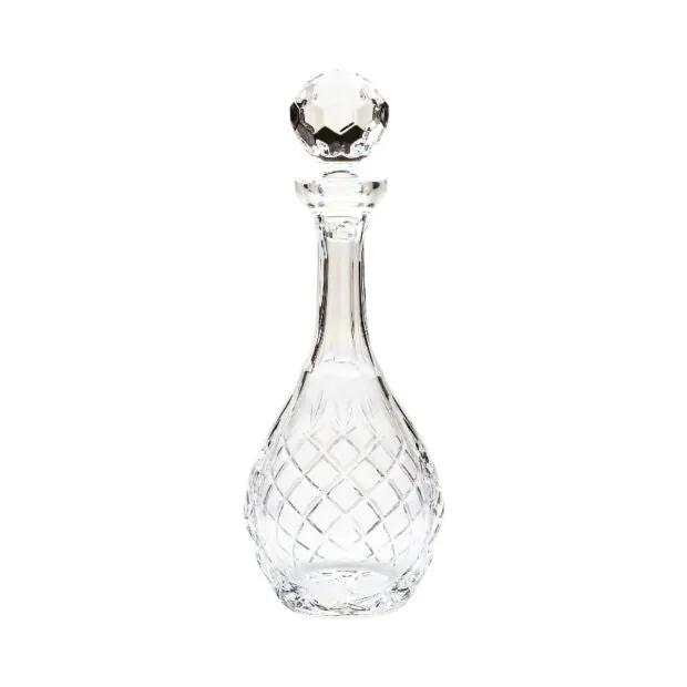 Cut Crystal Panelled Wine Decanter - 1Ltr