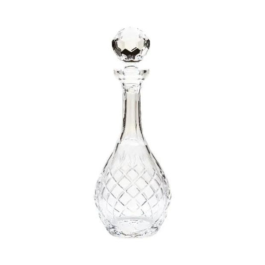 Cut Crystal Panelled Wine Decanter - 1Ltr