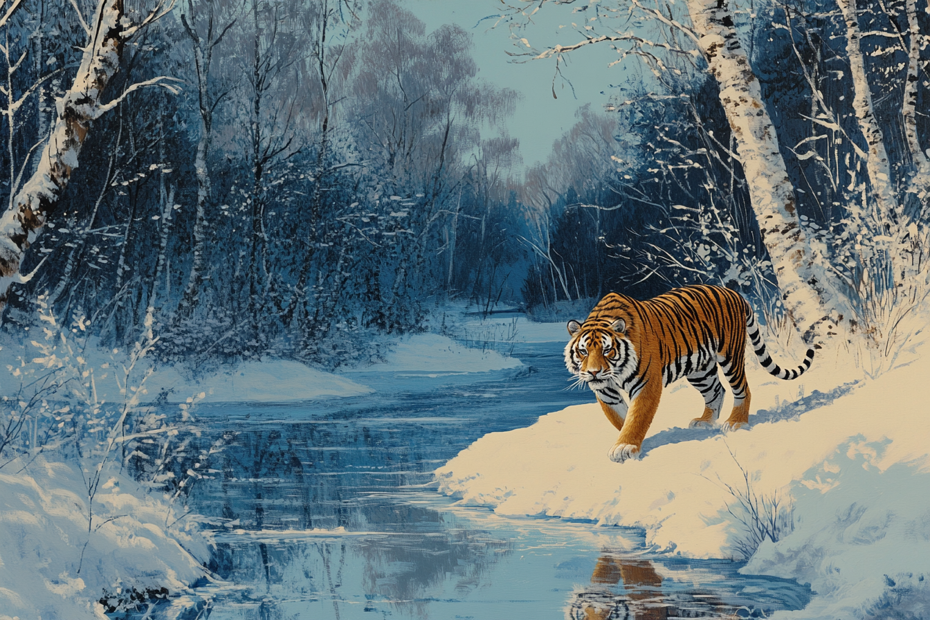 Prowling Majesty Canvas