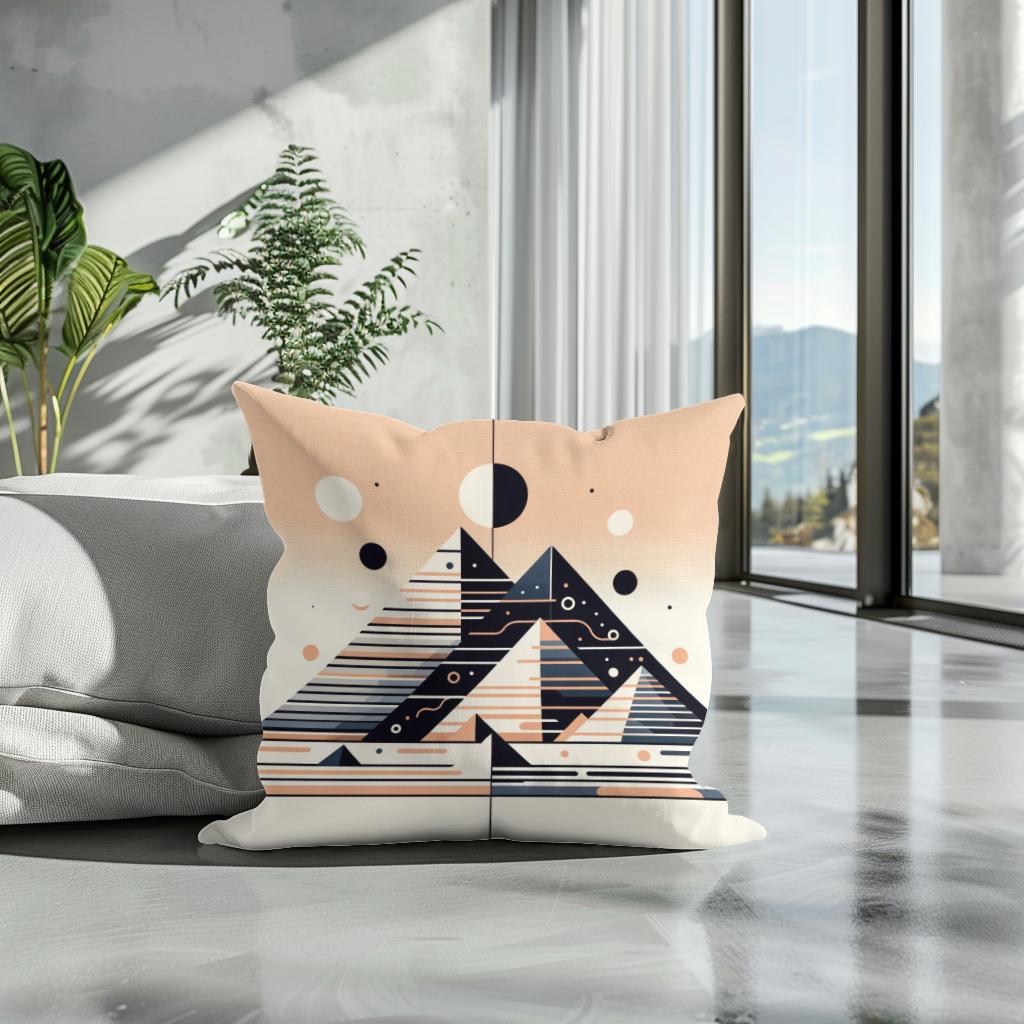 Serenity of Ancient Sands Cotton Cushion