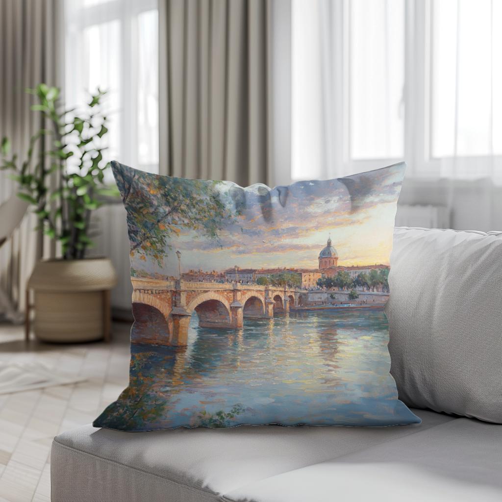 Pont Saint-Pierre Cotton Cushion