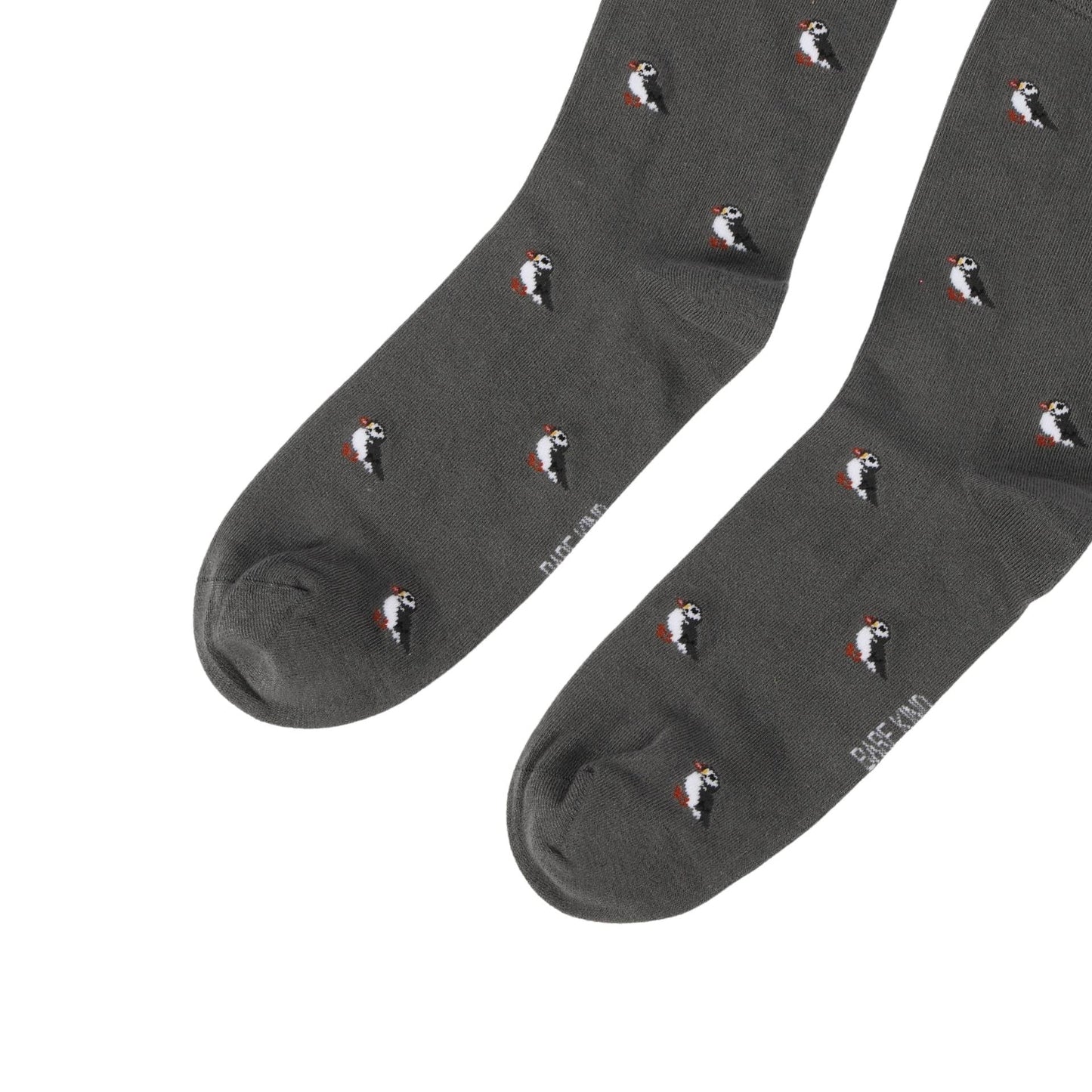 Save the Puffin Small Motif Bamboo Socks