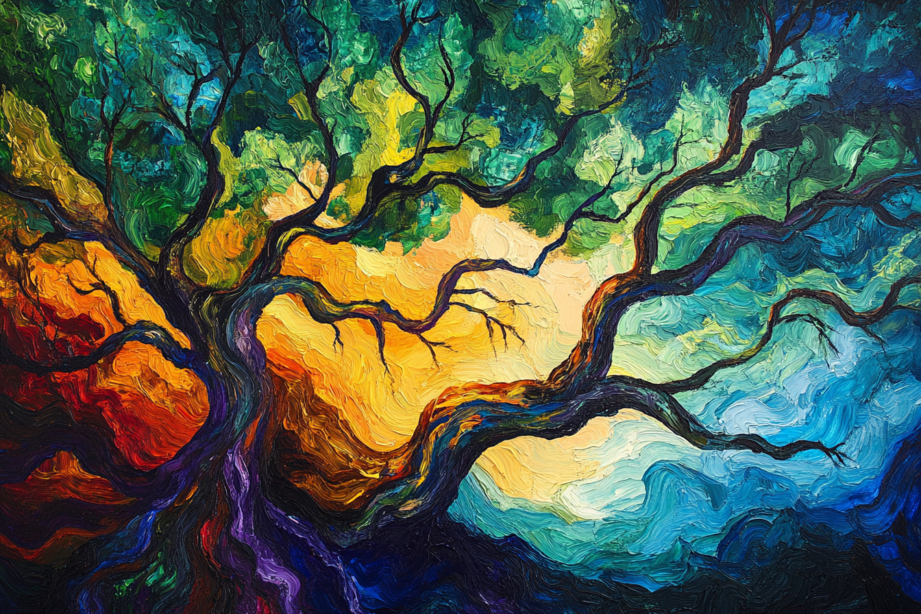 Pulsating Forest Canvas