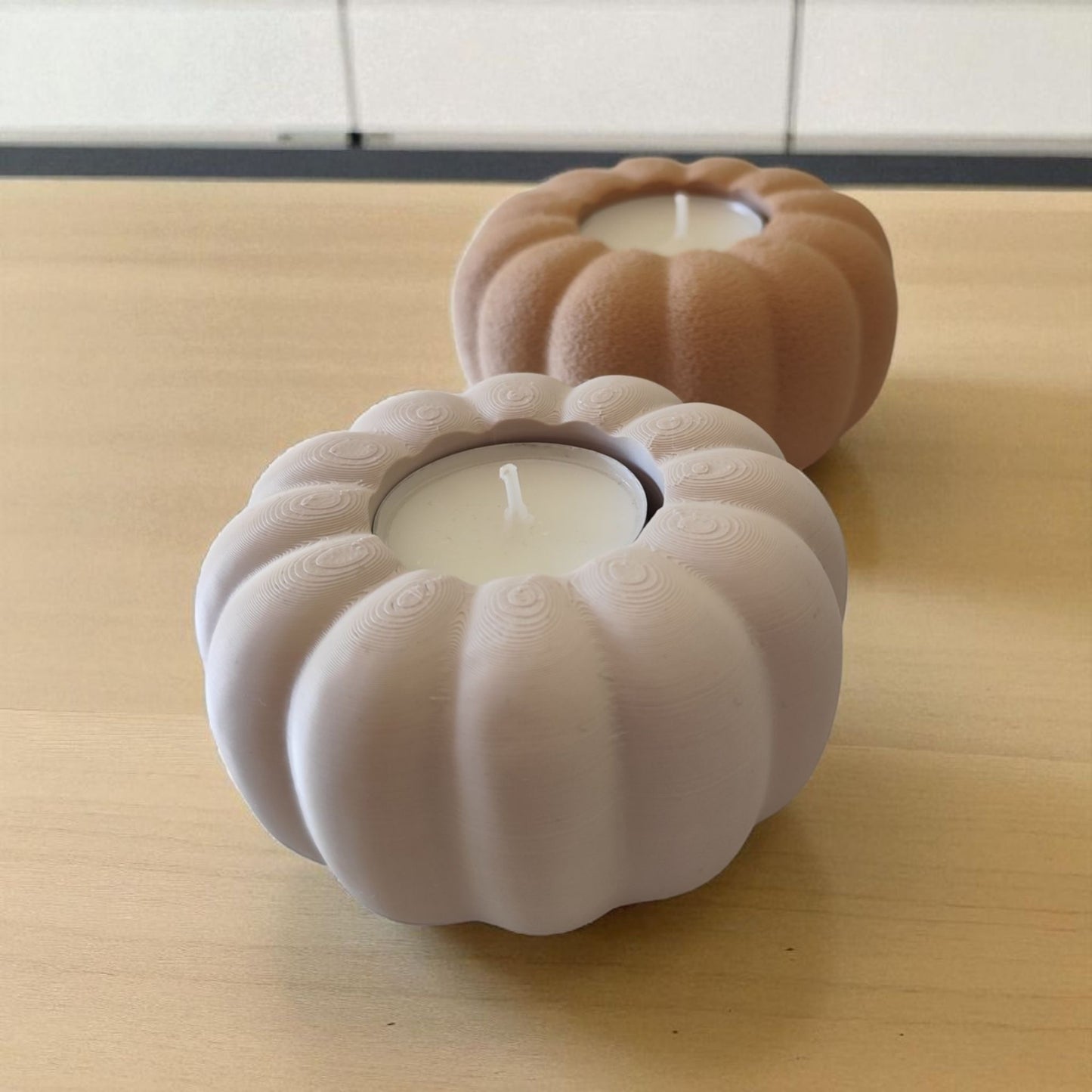 Autumn Pumpkin Tealight Holder