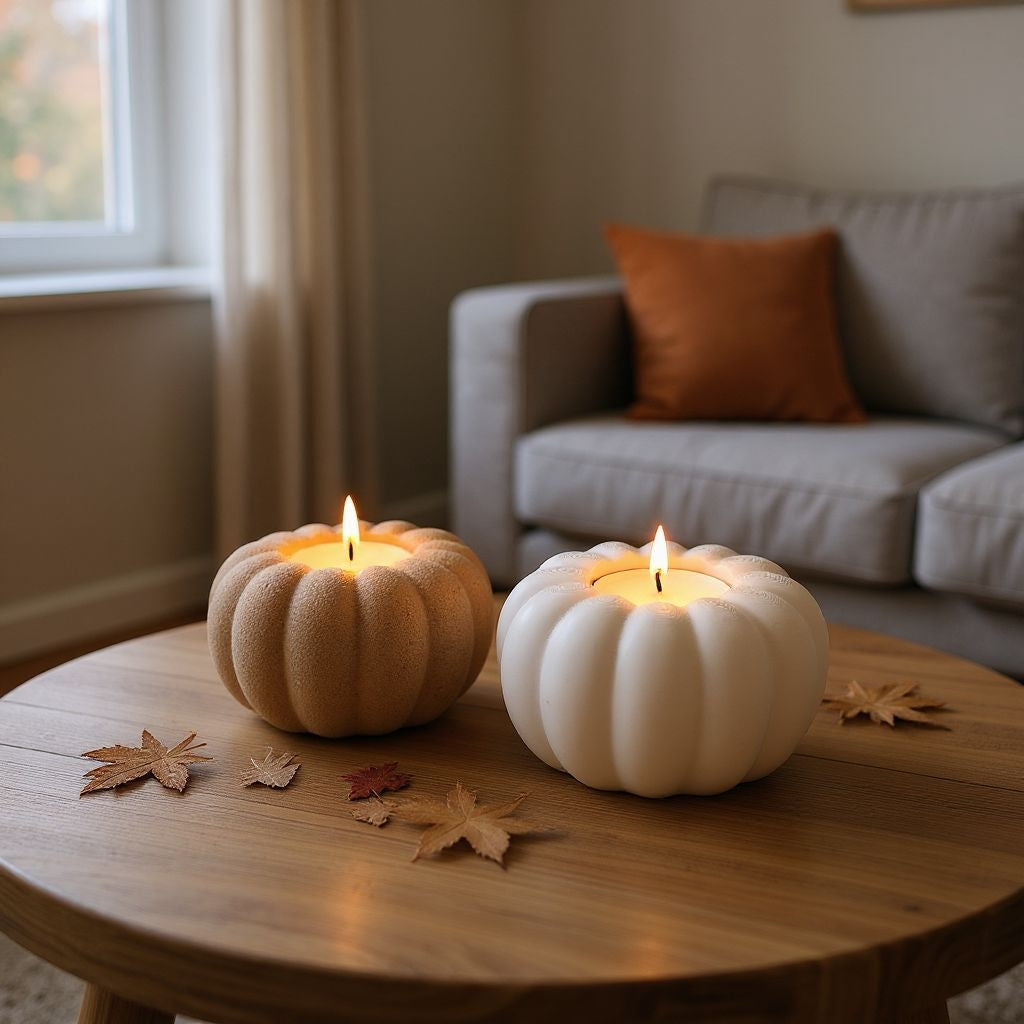 Autumn Pumpkin Tealight Holder