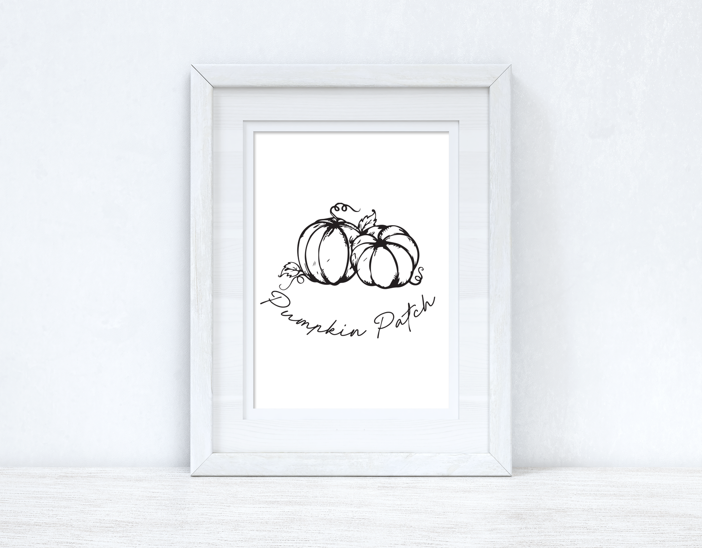 Pumpkin Patch Autumn Seasonal Wall Home Decor Print