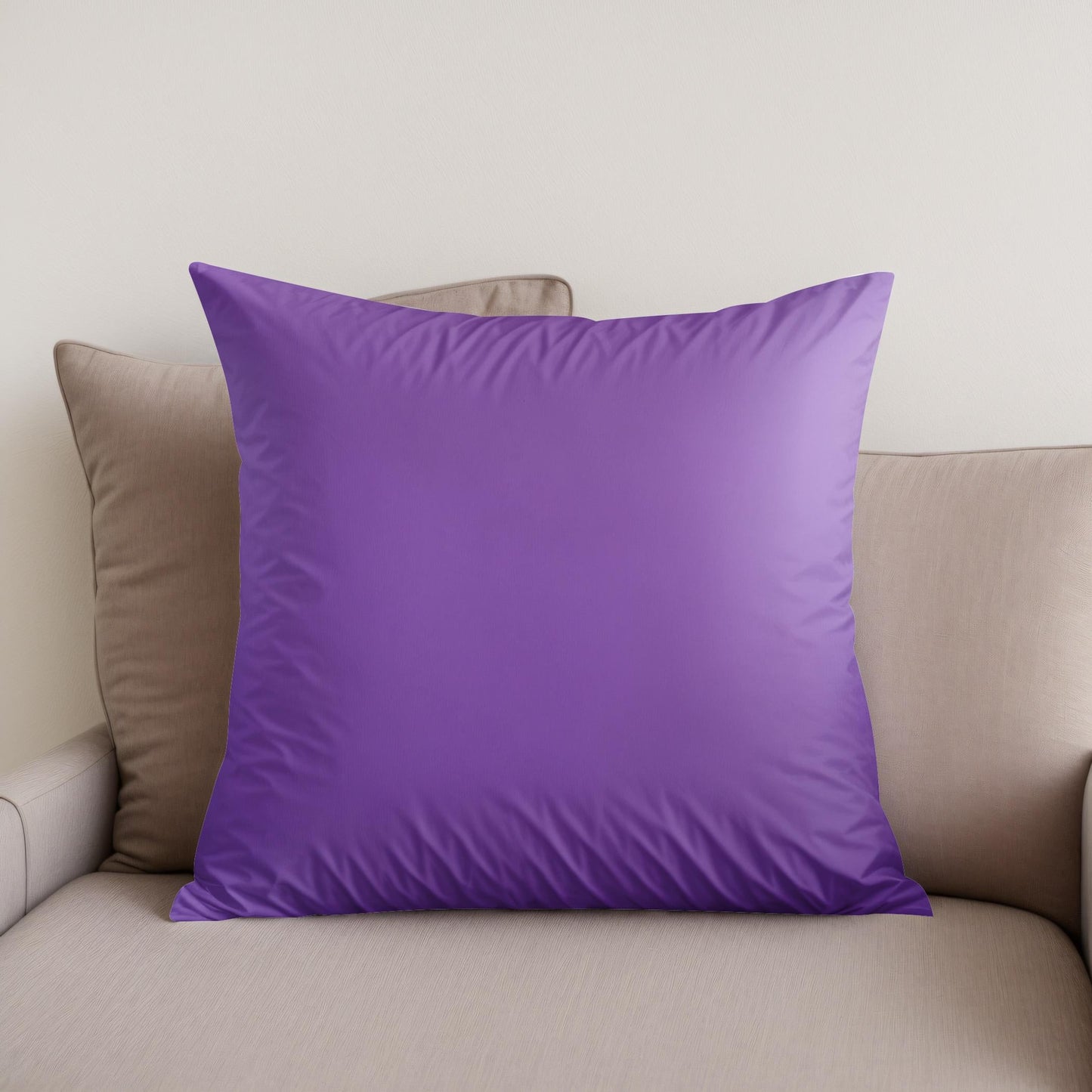 Pure Purple Cotton Cushion