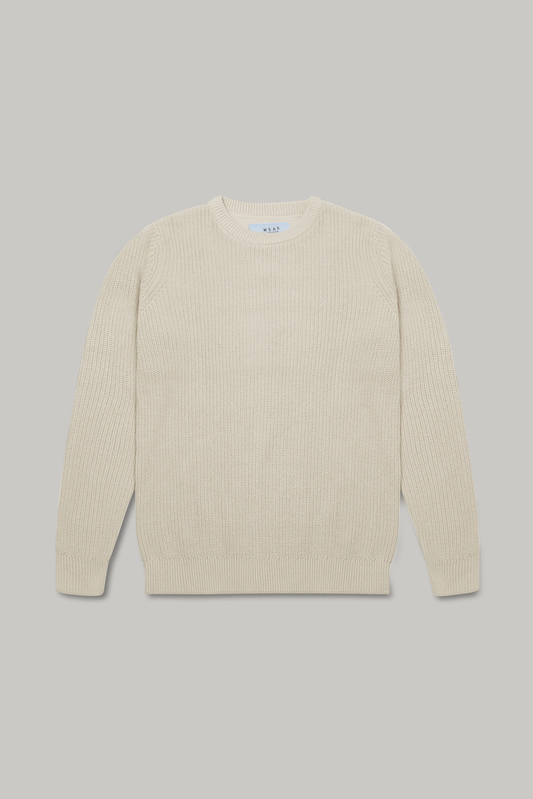 J Hailey Crew Knit - Putty