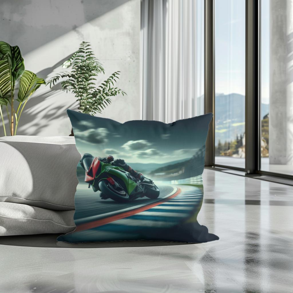 Racetrack Rush Cotton Cushion