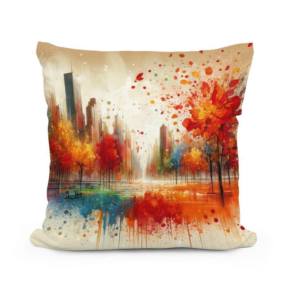 Autumn Park Harmony Cotton Cushion