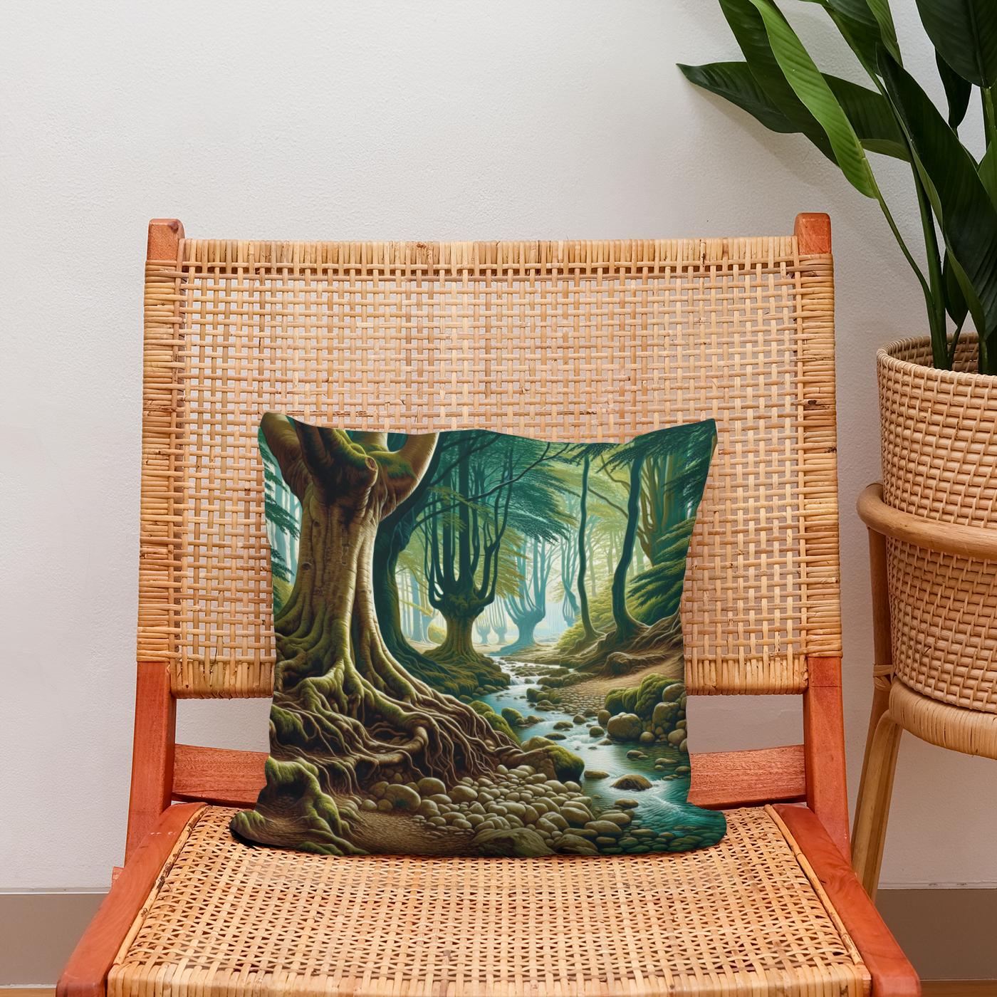 Enchanted Trail Cotton Cushion