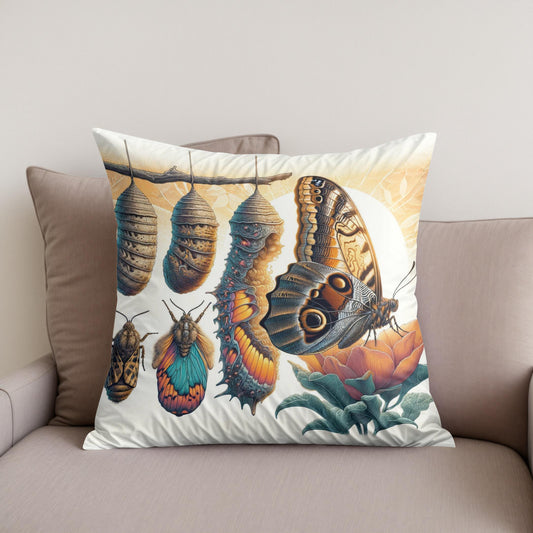 Metamorphosis Wings Cotton Cushion