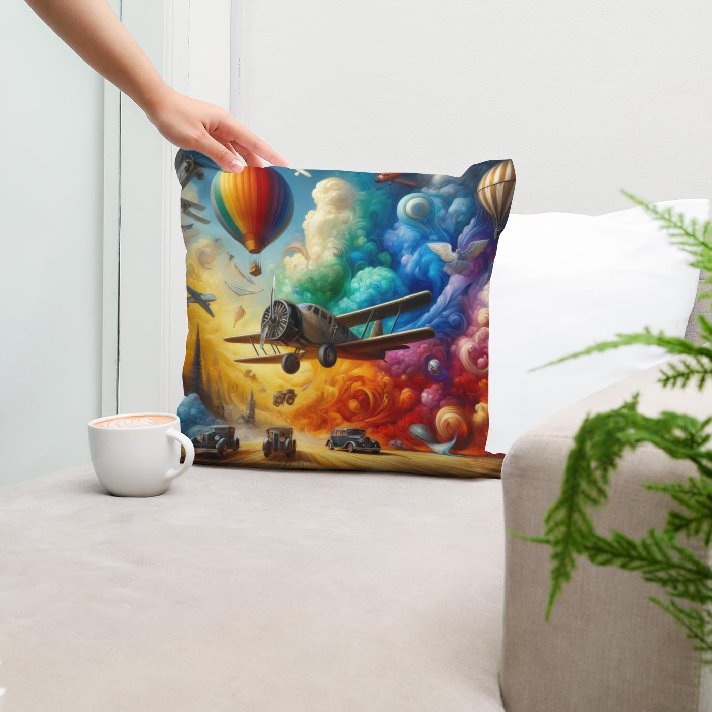 Dreams of Flight Cotton Cushion