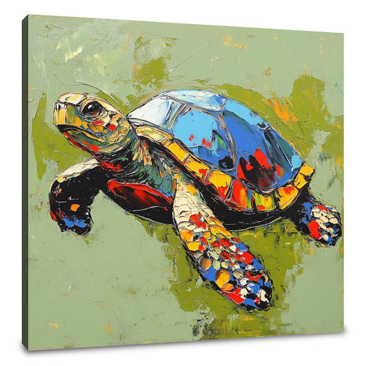 Turtle's Radiant Canvas