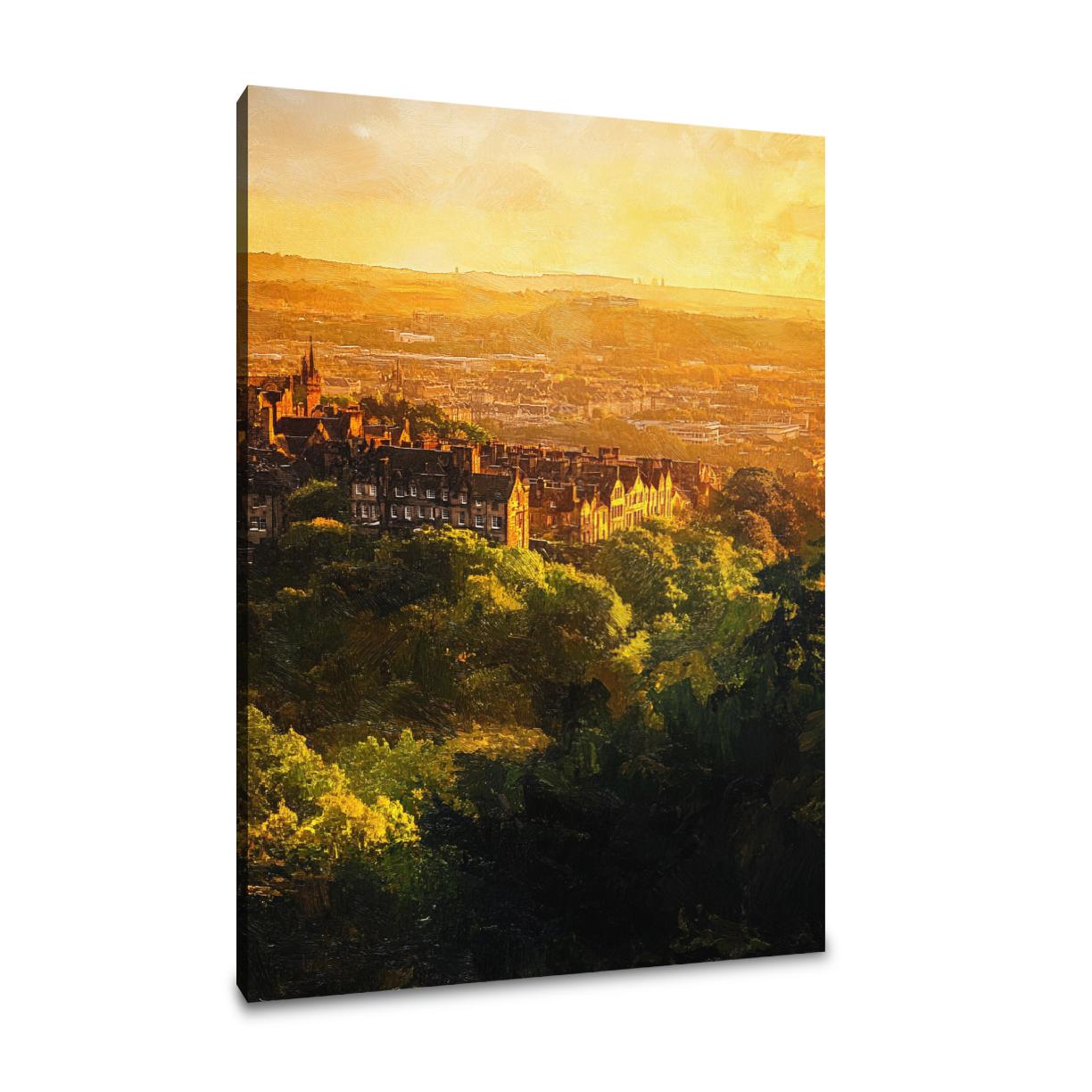 Arthur's Seat Sunset Canvas