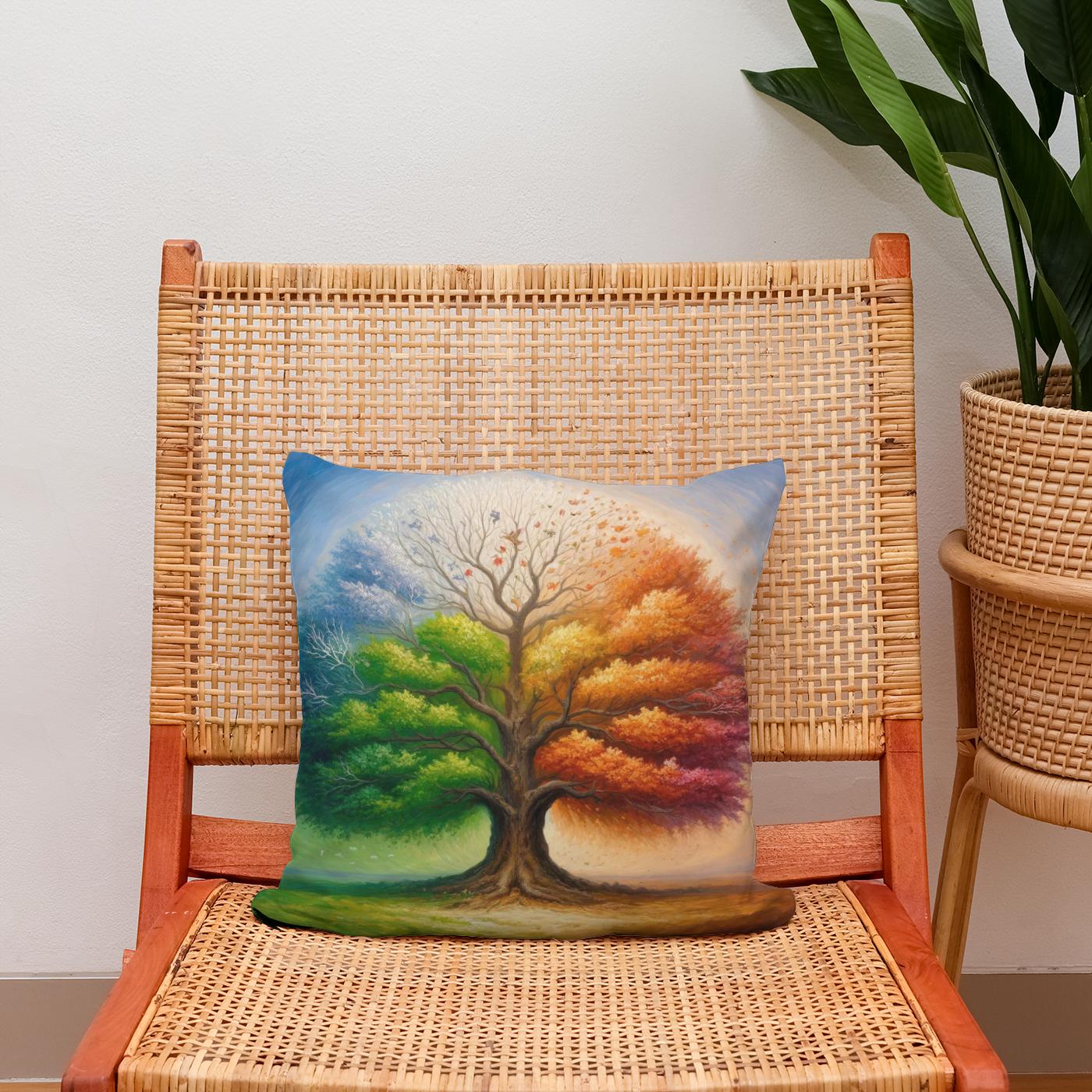 Seasons in Harmony Cotton Cushion