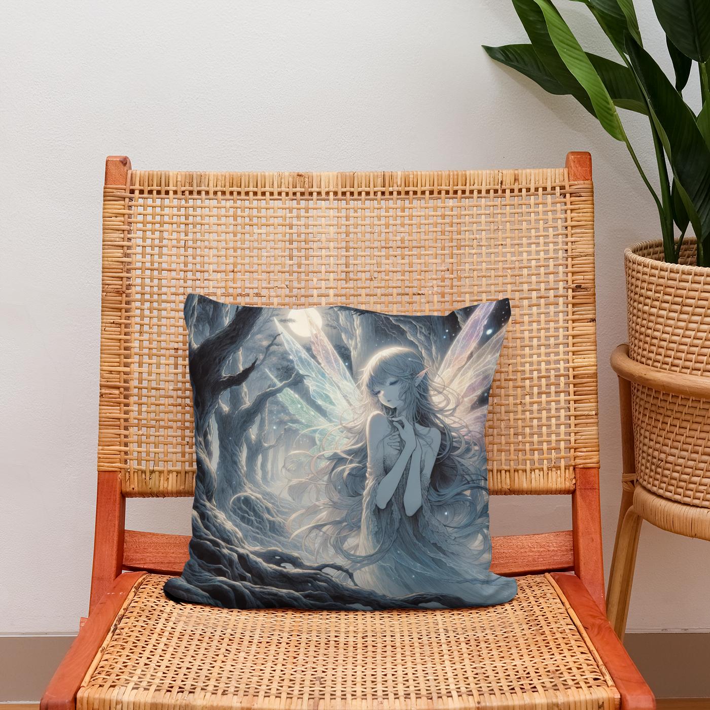 Mystic Whispers Cotton Cushion