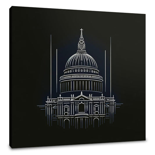 London's St. Paul's Night Elegance Canvas