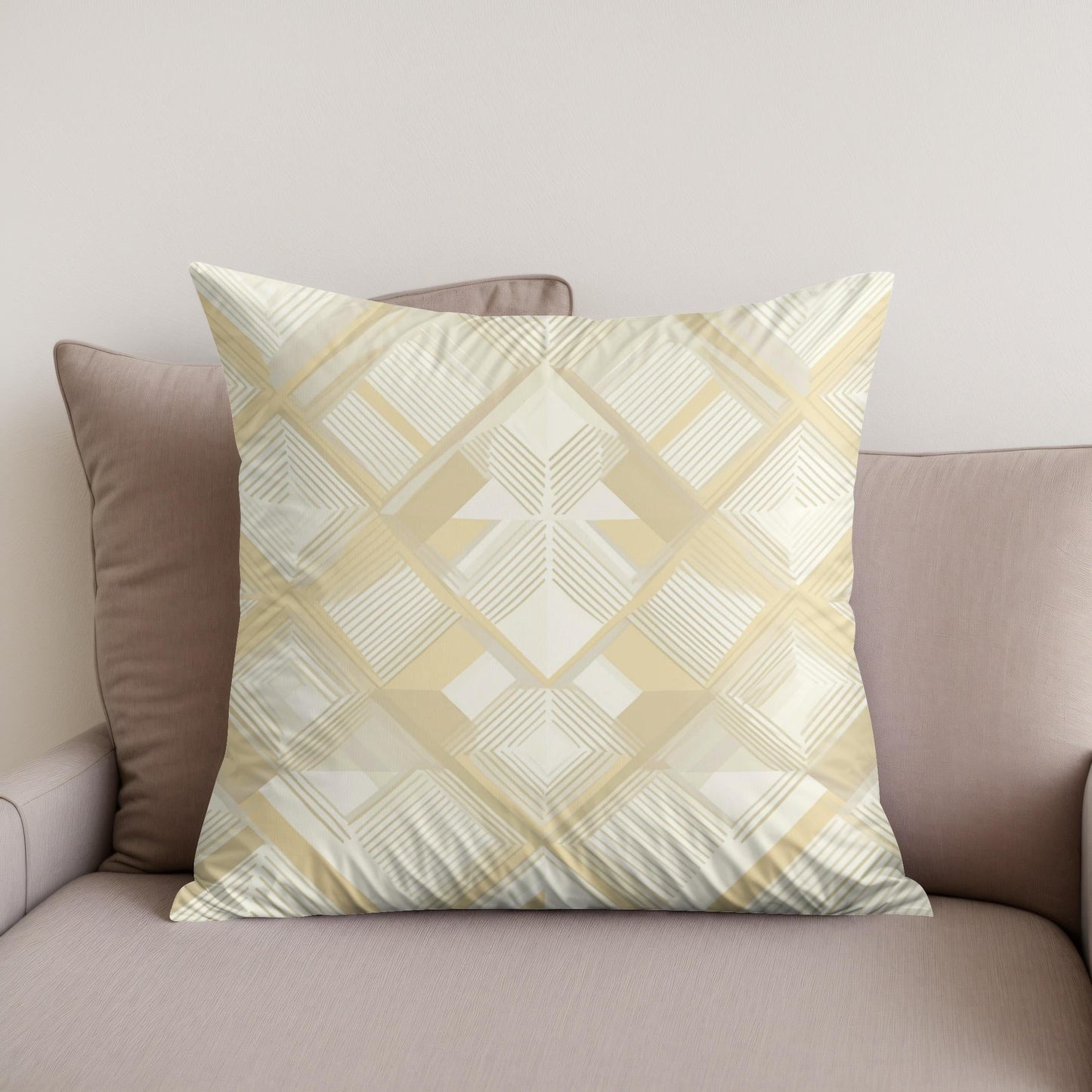 Diamond Rhythm Cotton Cushion