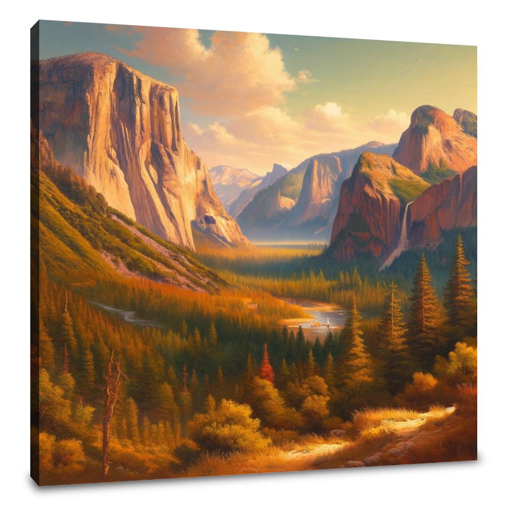 Yosemite Valley Grandeur Canvas