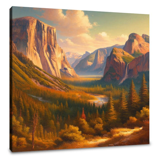 Yosemite Valley Grandeur Canvas