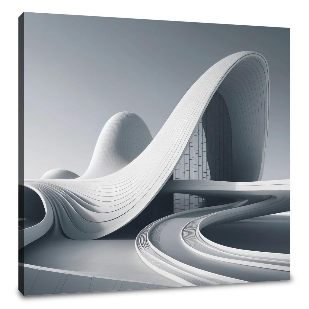 Sculptural Flow Canvas