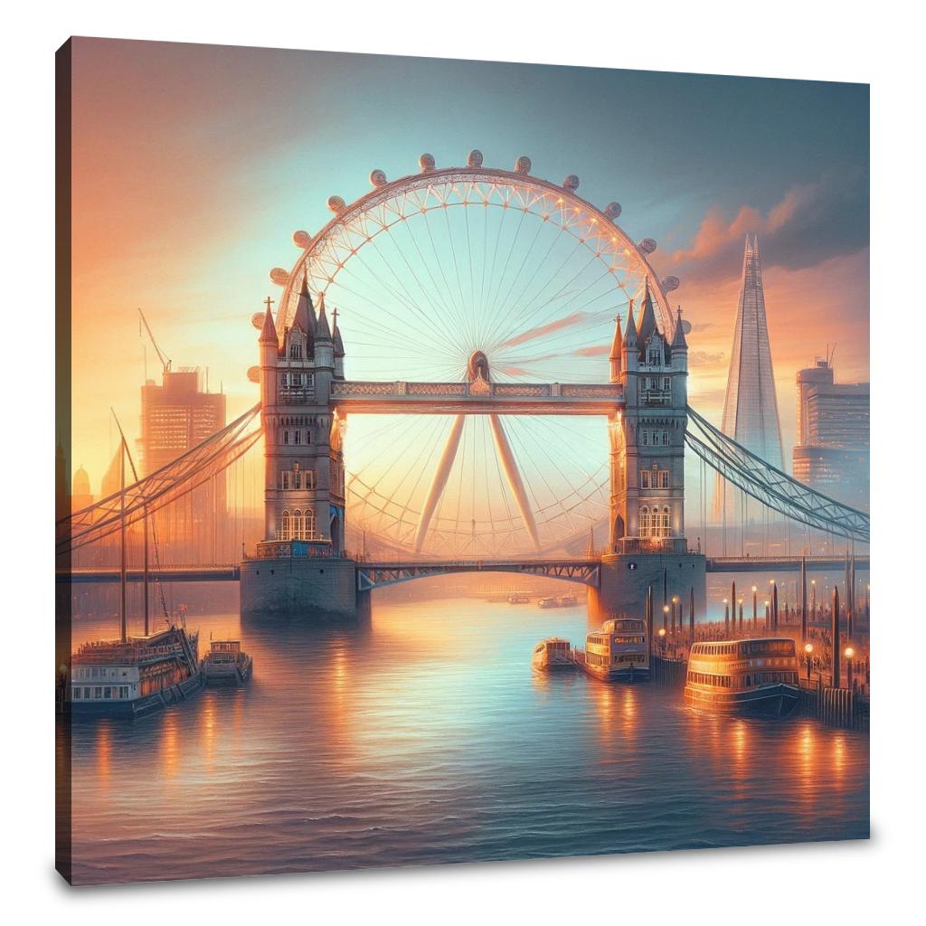 London Dusk Transition Canvas