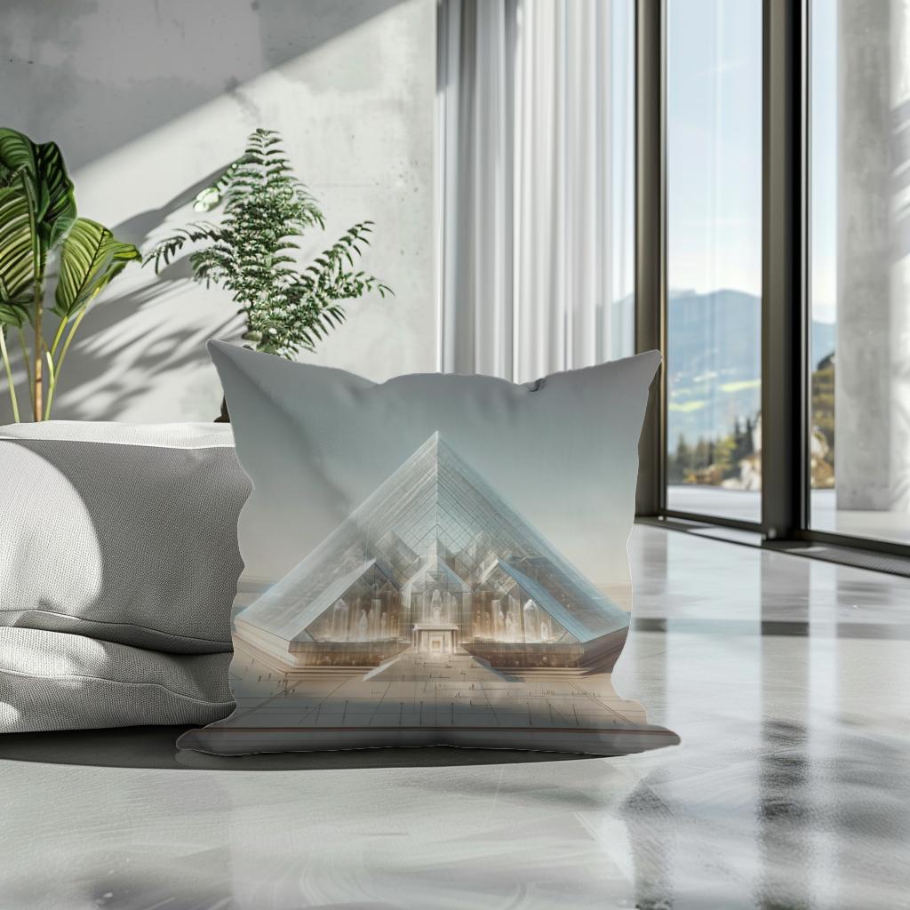 Future Pyramid Cotton Cushion