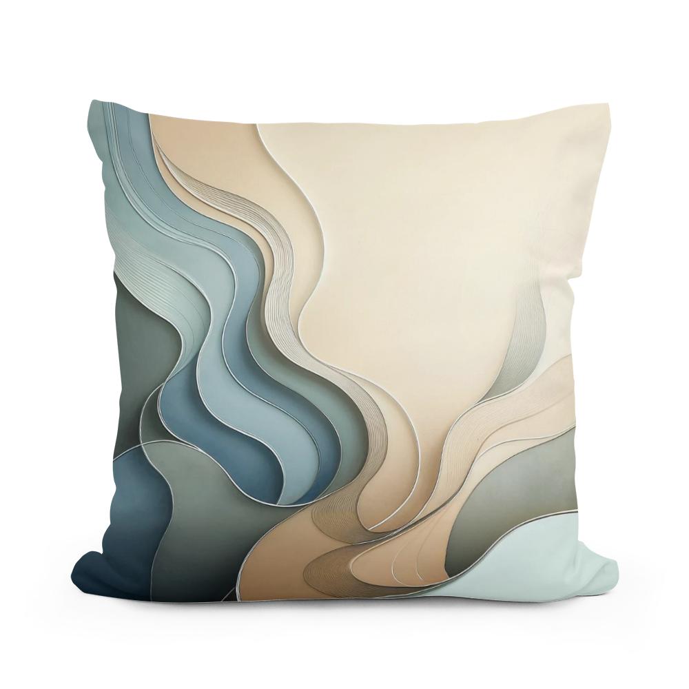 Serenity Shapes Cotton Cushion