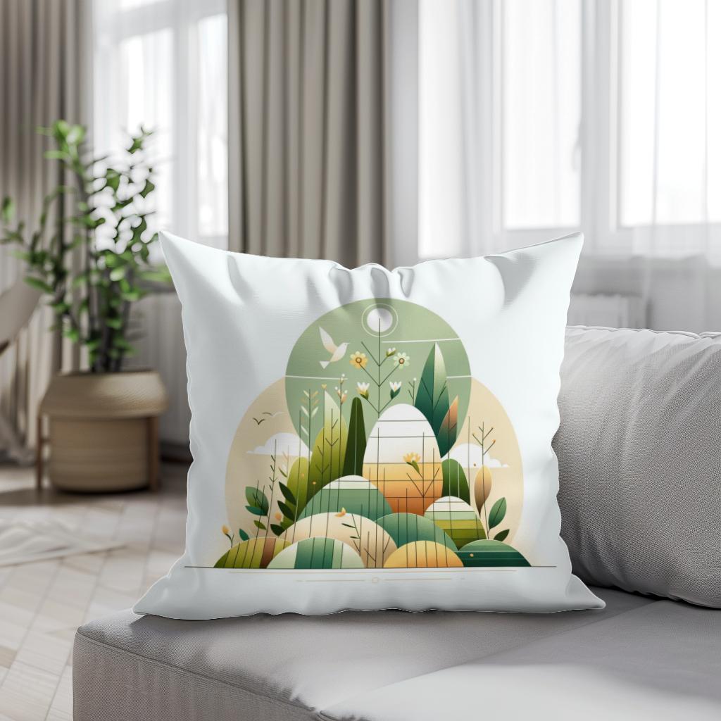 Easter Minimalist Harmony Cotton Cushion