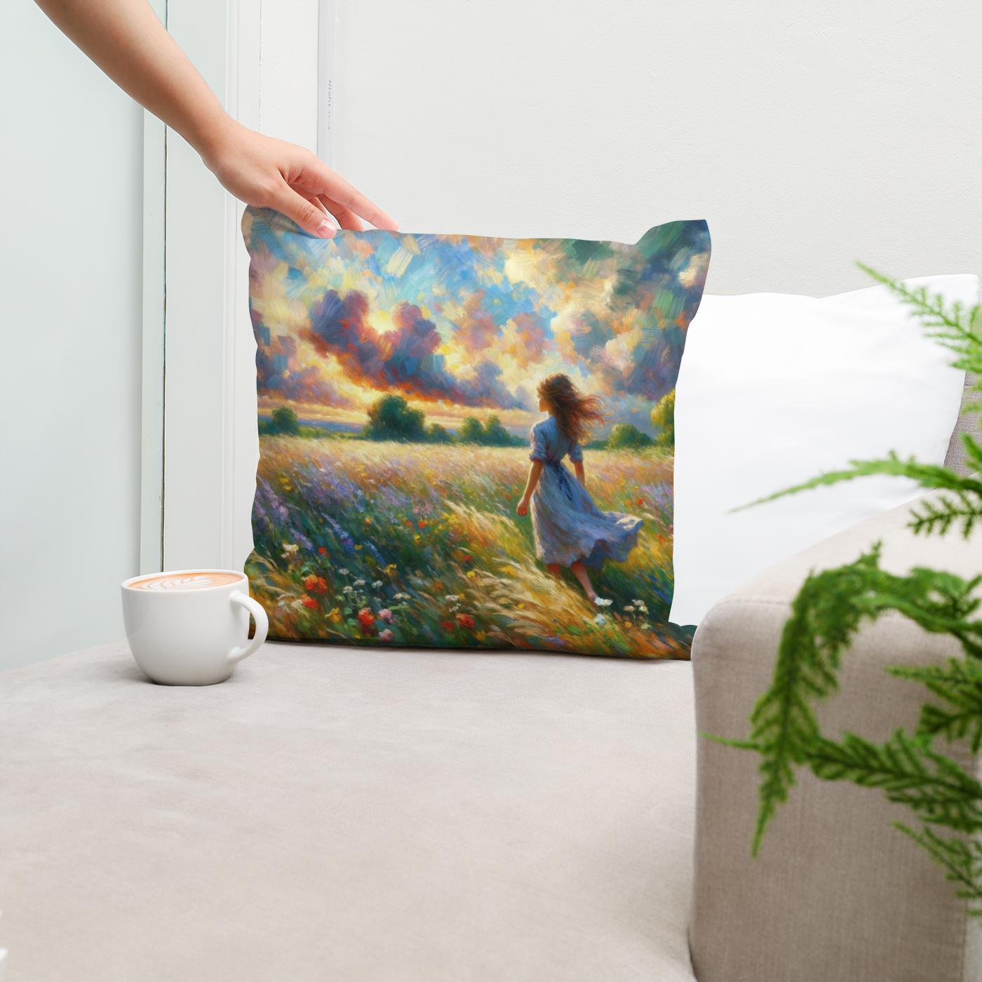 Youthful Reverie Cotton Cushion
