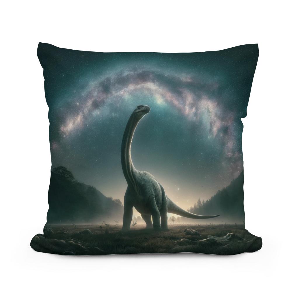 Cosmic Wonder Brachiosaurus Cotton Cushion