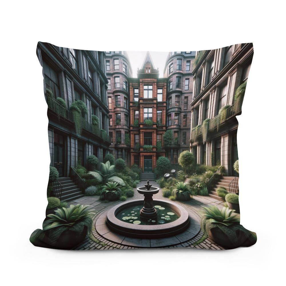 Victorian Oasis Glasgow Cotton Cushion