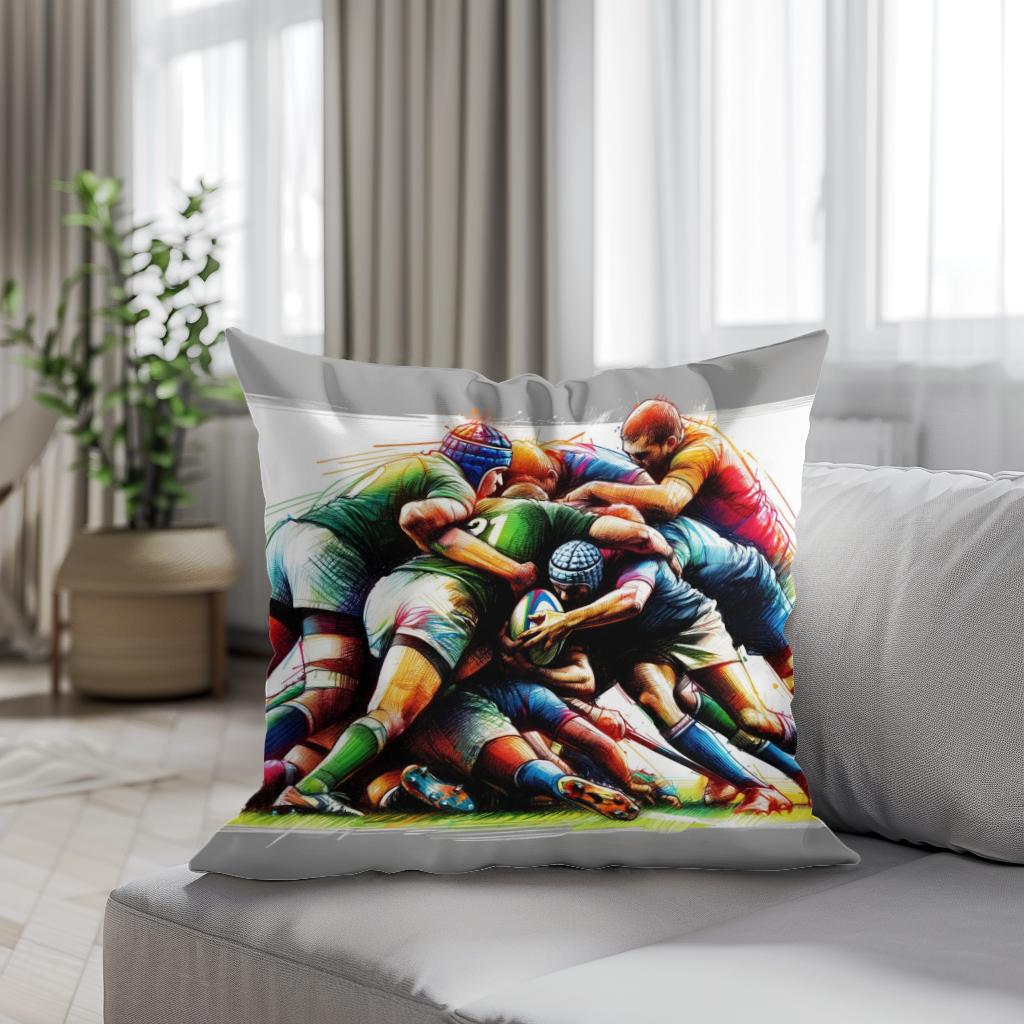 Scrum Sketch Cotton Cushion