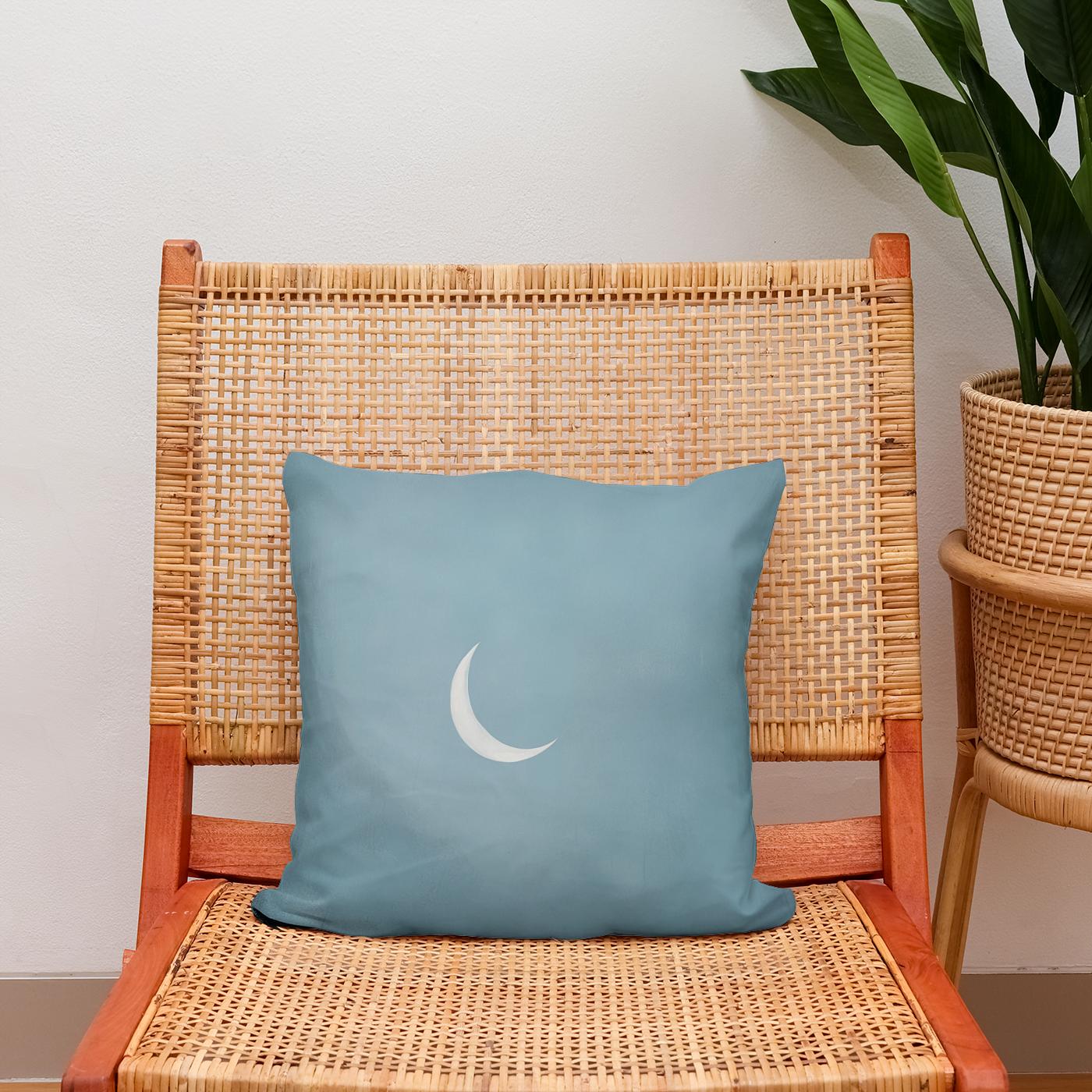 Crescent Moon Cotton Cushion