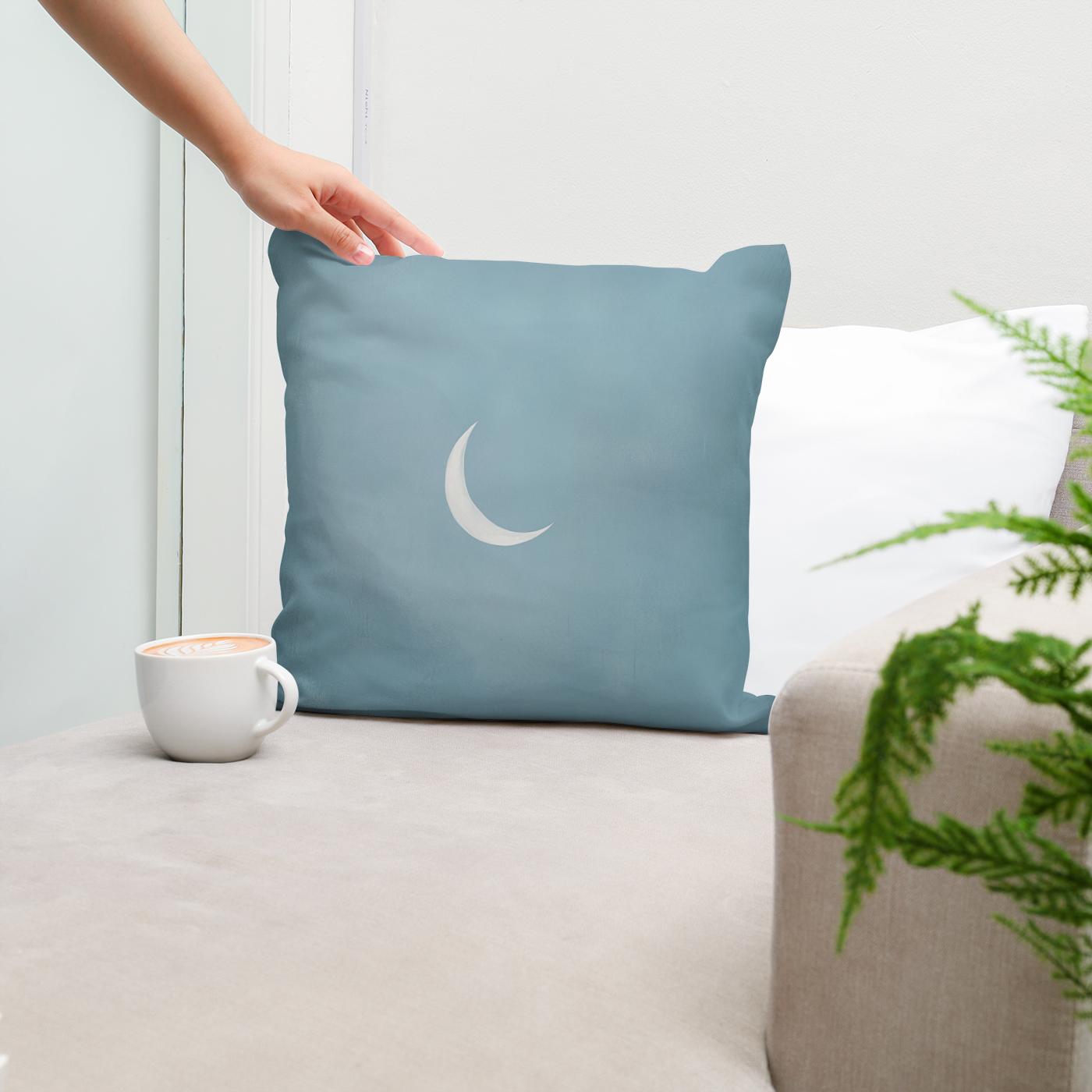 Crescent Moon Cotton Cushion