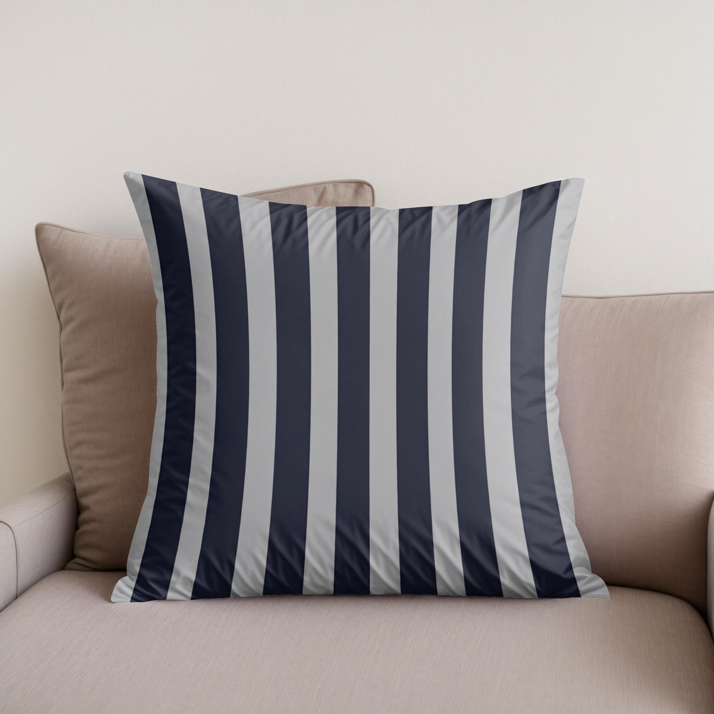 Symmetric Stripes Cotton Cushion